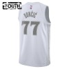 NBA Børn Trøje Dallas Mavericks Luka Doncic 2024-25 Nike City Edition Hvid Swingman